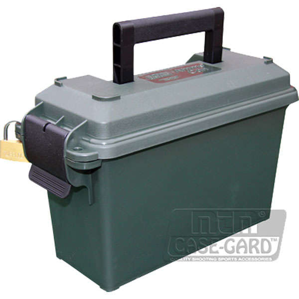 Misc. Accessories MTM Case Gard 30 Caliber MTM AC30T11     AMMO CAN 30CAL TALL            GRN